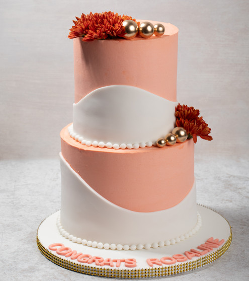 Wavy Blocks Cake
