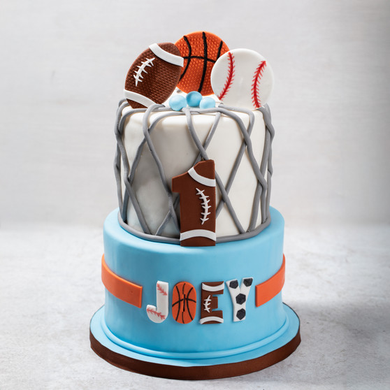 Sports Theme Cake