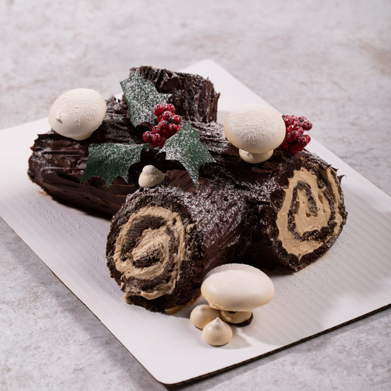 Yule Log Cake