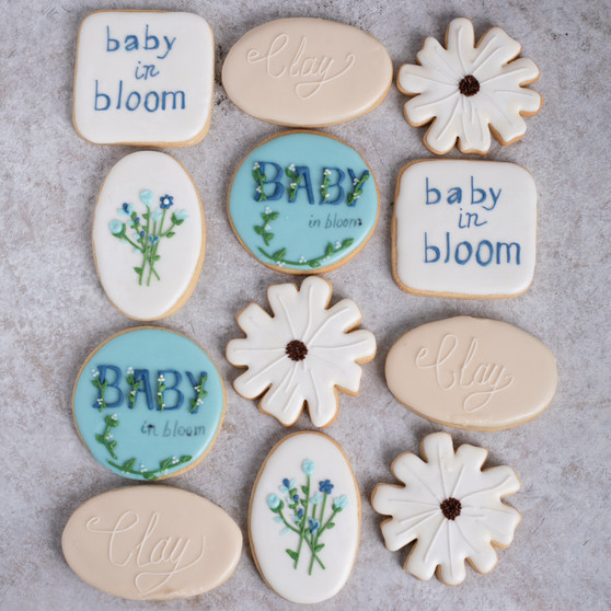 Baby in Bloom Cookies