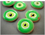 Reptilian Eyes Cookies