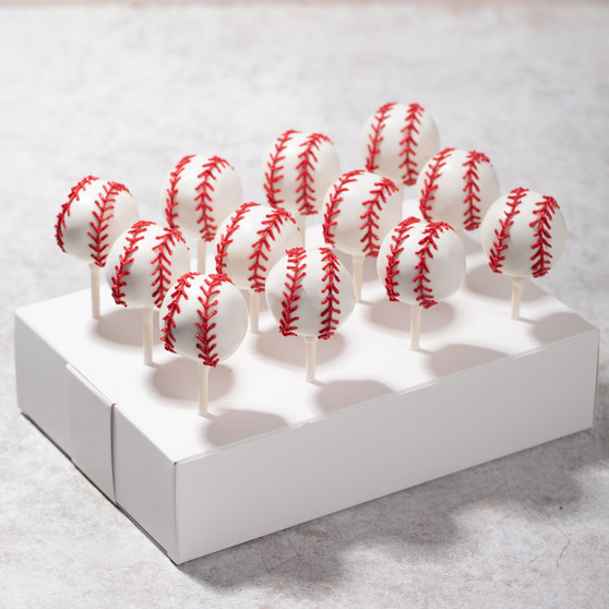 Baseball Cake Pops