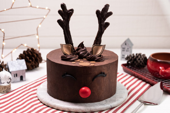 Reindeer Festive Cake