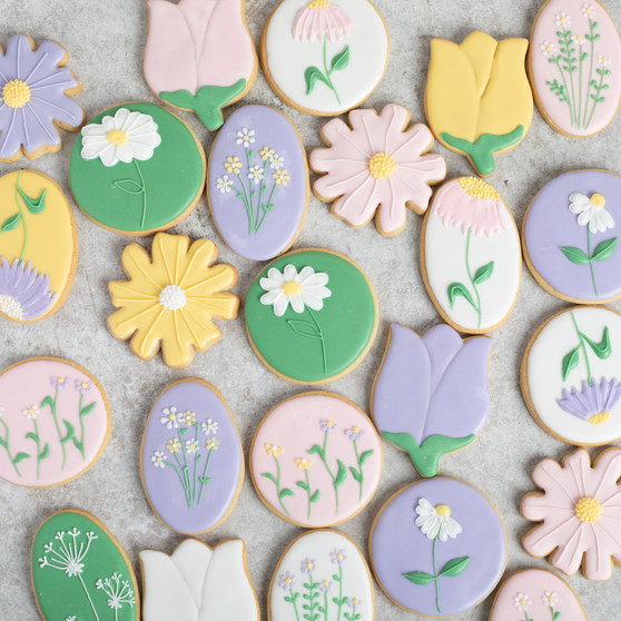 Spring Pastel Cookies
