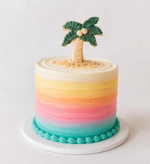 Tropical Shades Cake