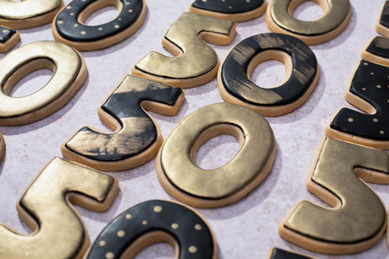 Plain Number Cookies