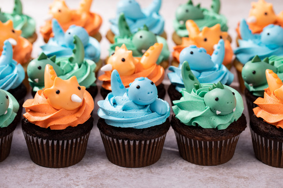 Dino Cupcakes