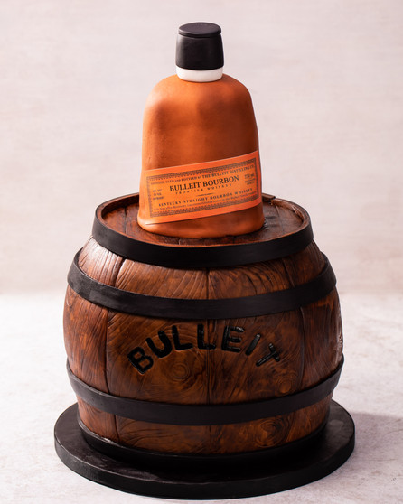 Bulleit Bourbon Barrel Cake