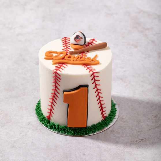 Baseball Smash Cake