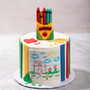Crayons Smash Cake