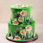 Tinkerbell Daisies Cake