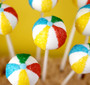 Beach Ball Cake Pops