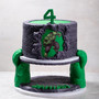Hulk Floating Cake