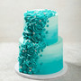 Ombre Rosettes Cake