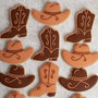 Cowboy Boots N Hats Cookies