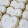 Heart Initials Cookies
