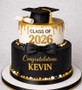 Graduation Bow Cake