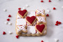 Lovers Tic-Tac-Toe Cookie
