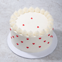 Sprinkled Hearts Cake