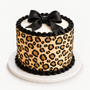 Leopard Print Bow Cake