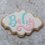 Onesies Gender Reveal Cookies