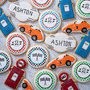 Vintage Sports Car Cookies