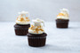 White Graduation Cap Cupcakes