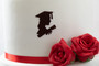 Graduation Silhouette Cake