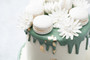 Sage Green Drip Cake