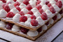 Raspberry Millefeuille Cake