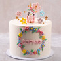 Hello Kitty Floral Cake