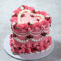 Victorian Icing Heart Cake