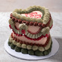 Victorian Icing Heart Cake