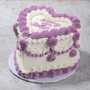 Victorian Icing Heart Cake