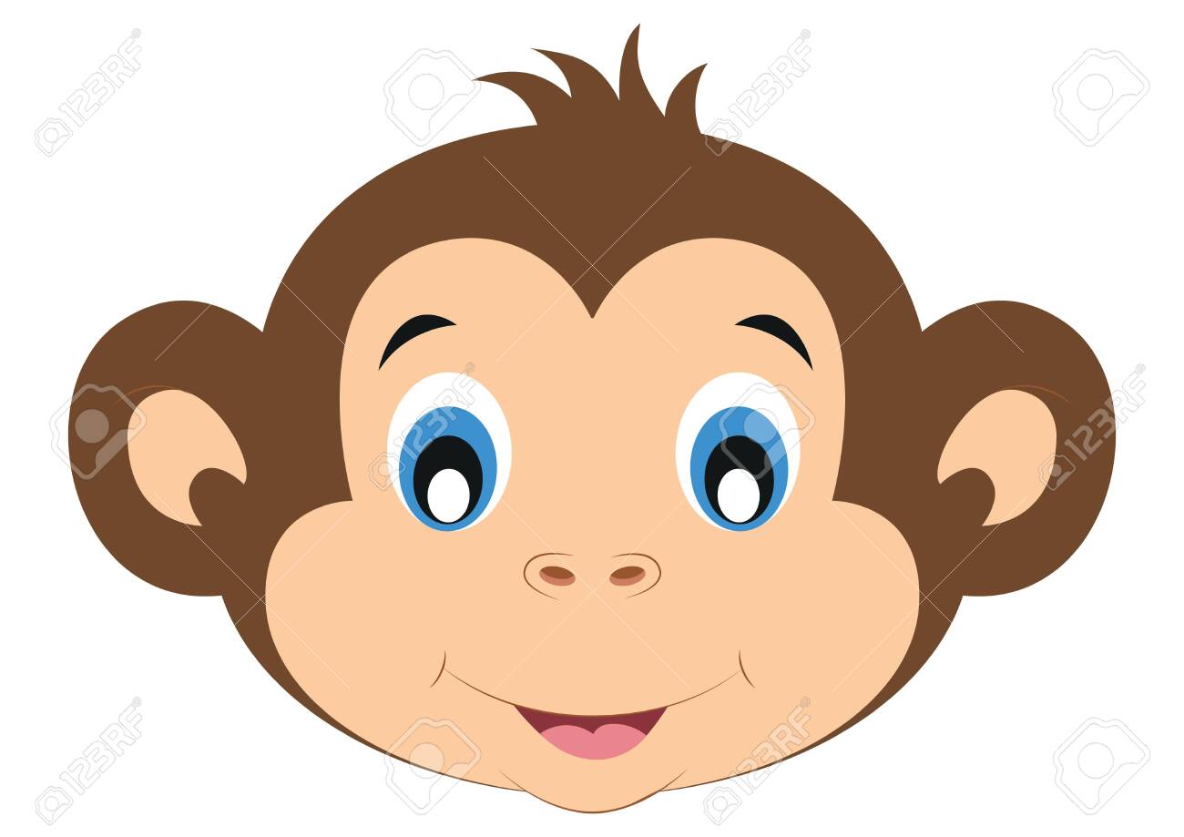 Funny Cake Form Monkey Face Kids Stock Photos - Free & Royalty-Free Stock  Photos from Dreamstime