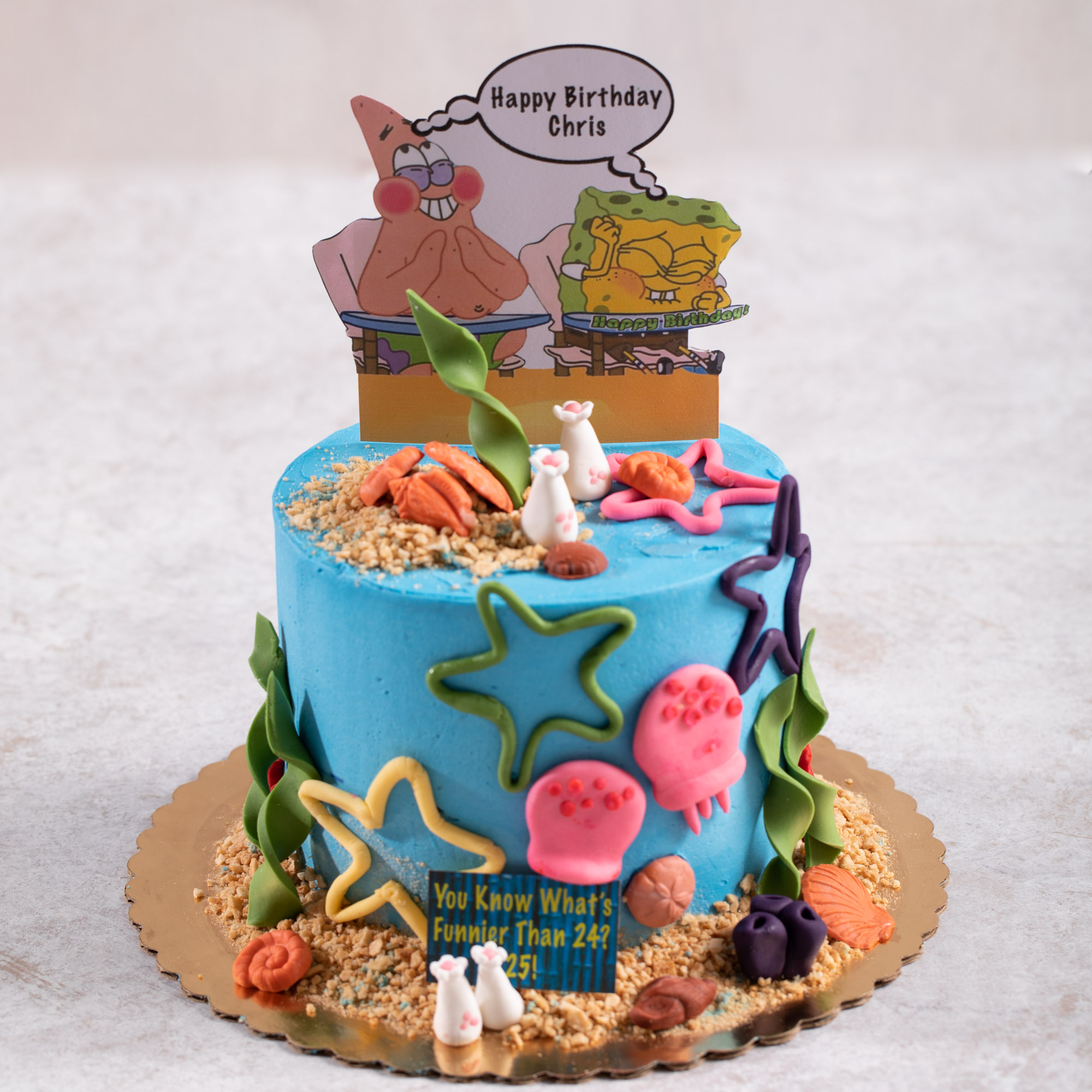 Spongebob party cake - Doofies Cakes | Buy Cakes Online in Abuja, Nigeria |  Get Valentine Cakes