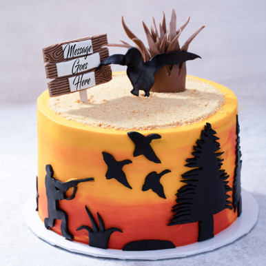 A duck hunting theme cake! #cakeroom #cake #cakedecorating #cakes  #cakedesign #cakeformen #cakeart | Instagram