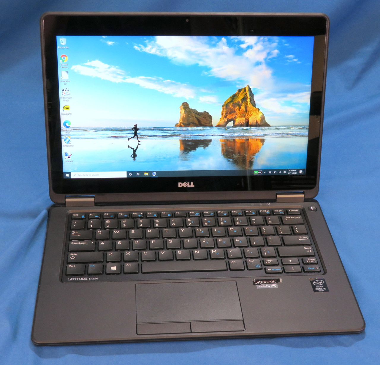 DELLノートパソコン E7250 Corei5(5300U)-2.3GHZ 4GB SSD128GB 12.5インチWindows10Pro