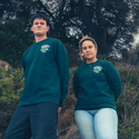 Bigger Than Football Crewneck Green Sweater - Adult