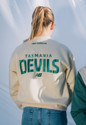 Tasmania Womens Box Crew - Cream