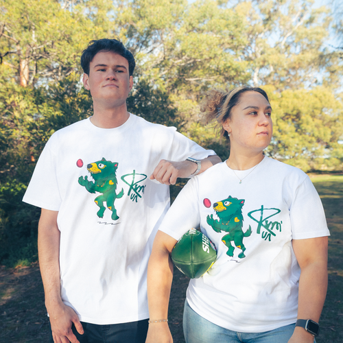 Rum'un T-Shirt White - Adult