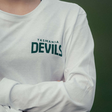 Foundation Long Sleeve Shirt - White Youth