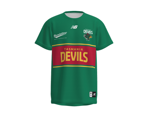 Tasmania Devils New Balance 2026 Youth Warm Up Tee
