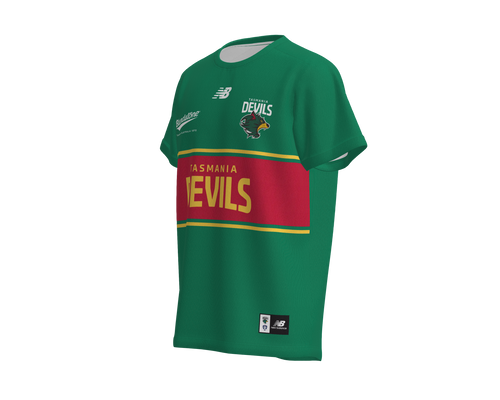 Tasmania Devils New Balance 2026 Youth Warm Up Tee