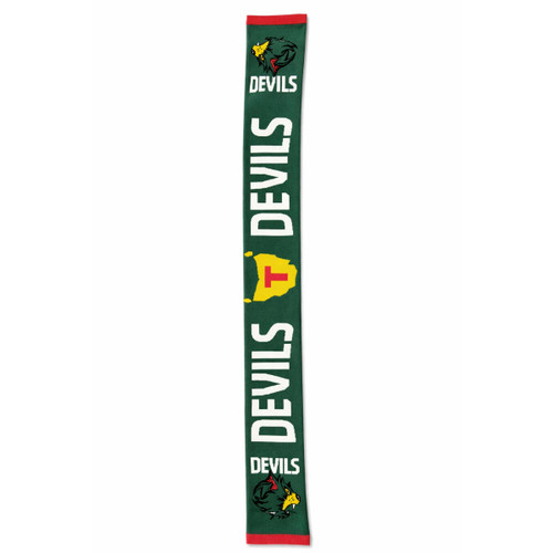 Tasmania Devils Wool Scarf