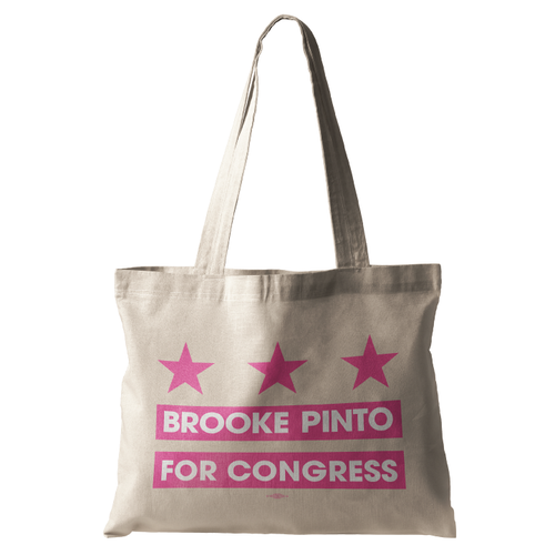 Brooke Pinto (Natural Canvas Tote)