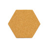 Hex Cork Coaster, 4” x 4” x 3/16”, Set of 12