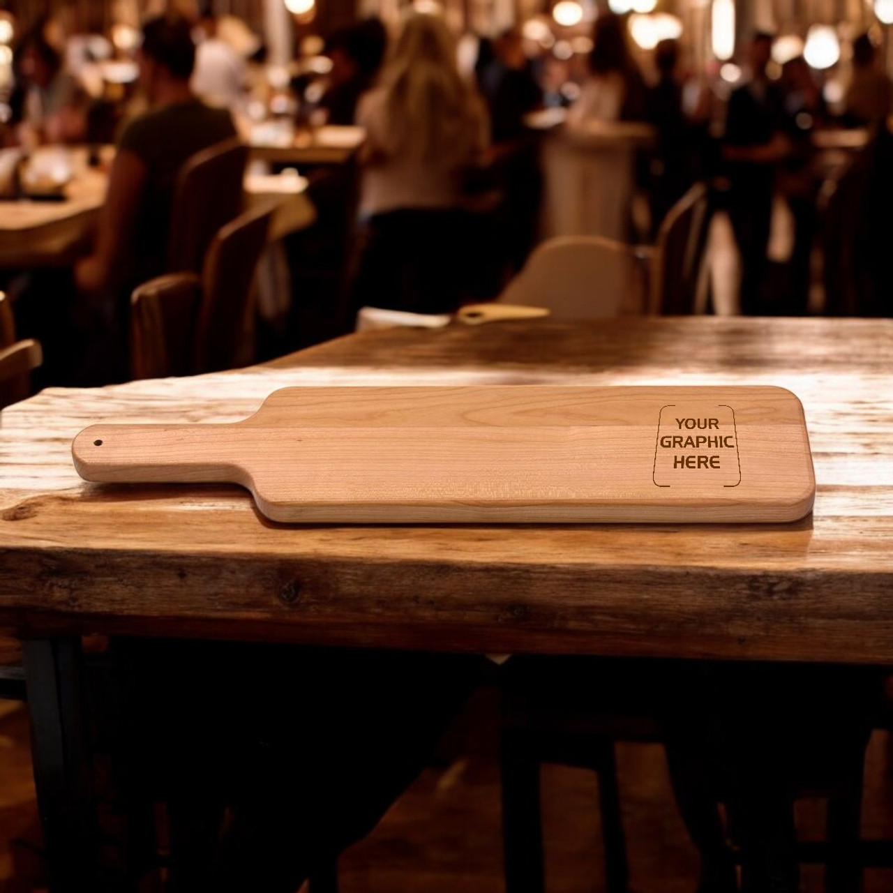 Baguette Cutting Board, Cherry, Large, 4 ½" x 20" x ¾"