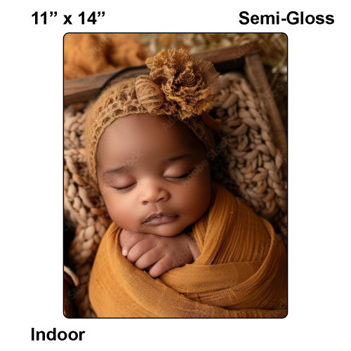 LumaPixx,  11" x 14", Semi-Gloss, Indoor Custom Metal Photo Print