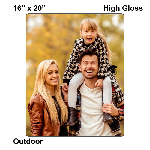 LumaPixx,  16" x 20", High Gloss, Outdoor Custom Metal Photo Print